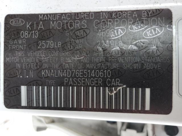 Photo 12 VIN: KNALN4D76E5140610 - KIA CADENZA PR 