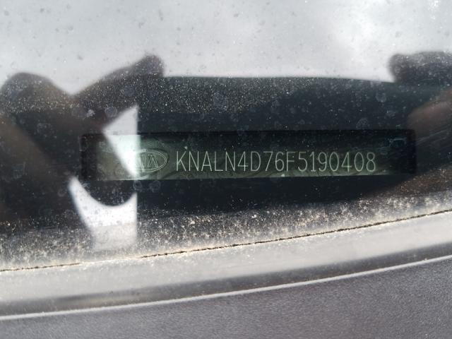 Photo 9 VIN: KNALN4D76F5190408 - KIA CADENZA PR 