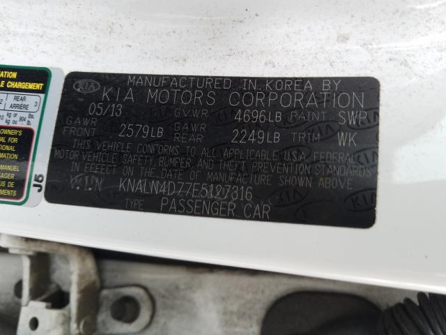 Photo 9 VIN: KNALN4D77E5127316 - KIA CADENZA PR 