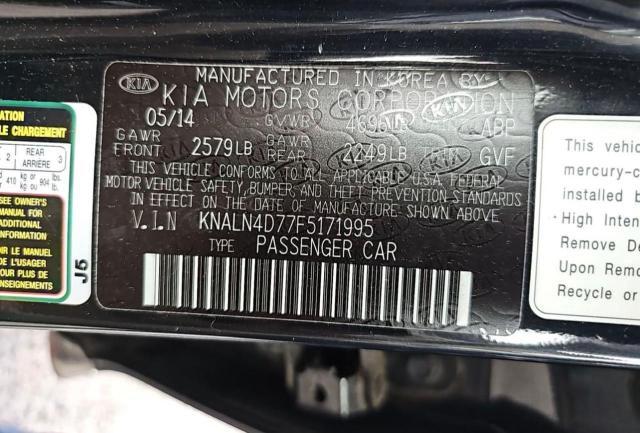 Photo 9 VIN: KNALN4D77F5171995 - KIA CADENZA 