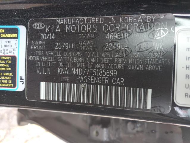 Photo 11 VIN: KNALN4D77F5185699 - KIA CADENZA PR 