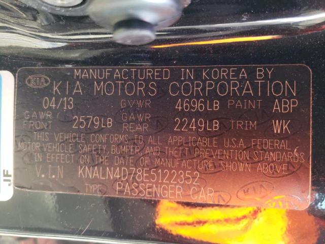 Photo 9 VIN: KNALN4D78E5122352 - KIA CADENZA 