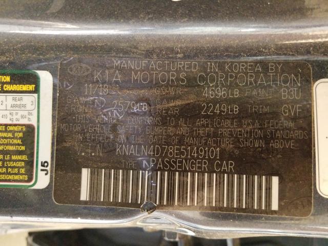 Photo 8 VIN: KNALN4D78E5149101 - KIA CADENZA PR 