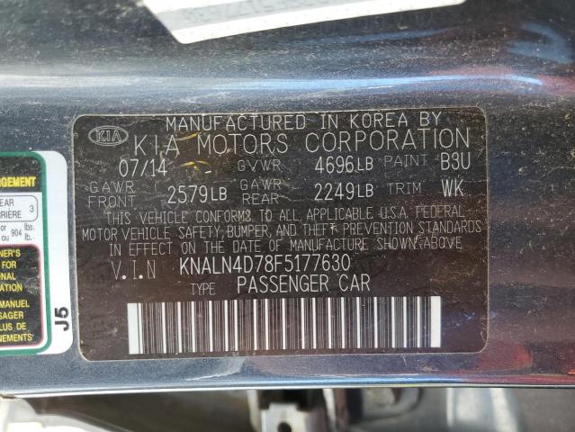 Photo 9 VIN: KNALN4D78F5177630 - KIA CADENZA PR 