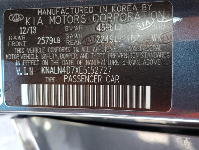 Photo 11 VIN: KNALN4D7XE5152727 - KIA CADENZA PR 