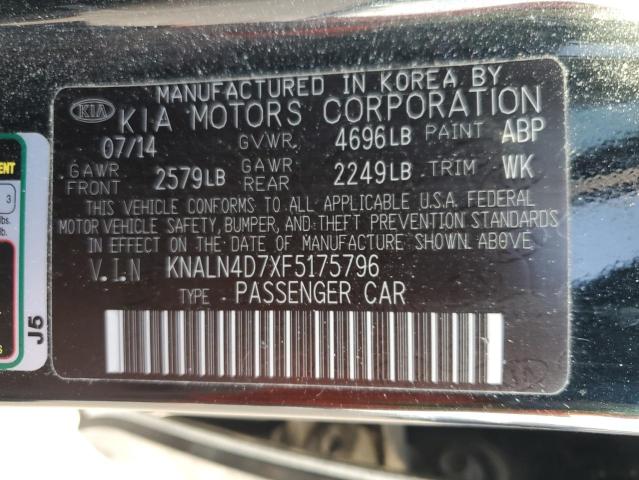 Photo 11 VIN: KNALN4D7XF5175796 - KIA CADENZA 