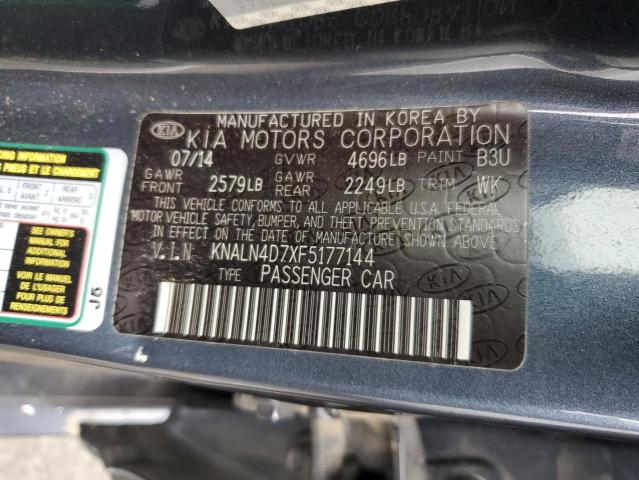 Photo 11 VIN: KNALN4D7XF5177144 - KIA CADENZA PR 