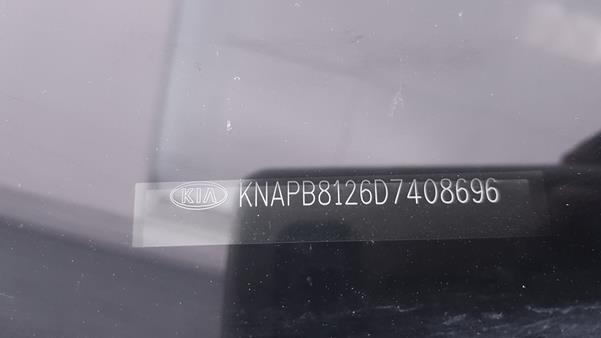 Photo 1 VIN: KNAPB8126D7408696 - KIA SPORTAGE 