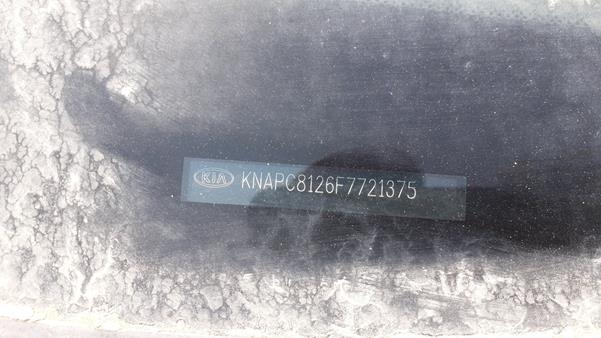 Photo 2 VIN: KNAPC8126F7721375 - KIA SPORTAGE 