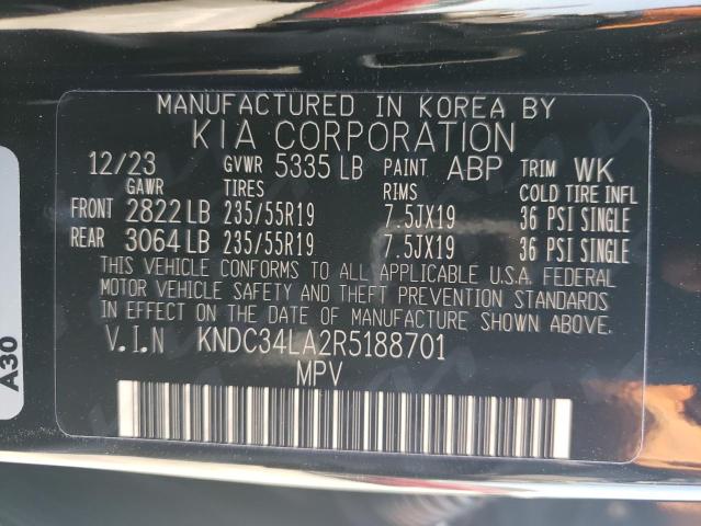 Photo 12 VIN: KNDC34LA2R5188701 - KIA EV6 LIGHT 