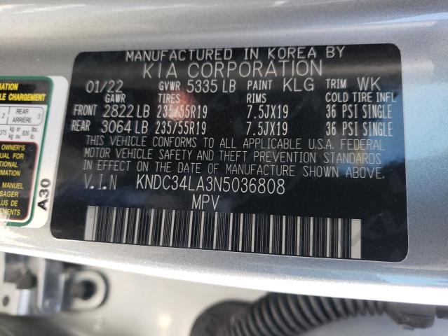 Photo 11 VIN: KNDC34LA3N5036808 - KIA EV6 LIGHT 