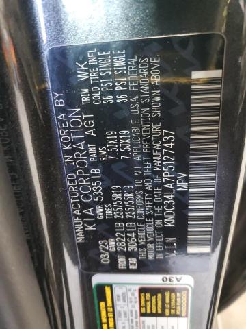 Photo 12 VIN: KNDC34LA7P5127437 - KIA EV6 LIGHT 