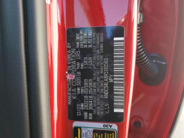 Photo 12 VIN: KNDC34LA8R5193563 - KIA EV6 LIGHT 