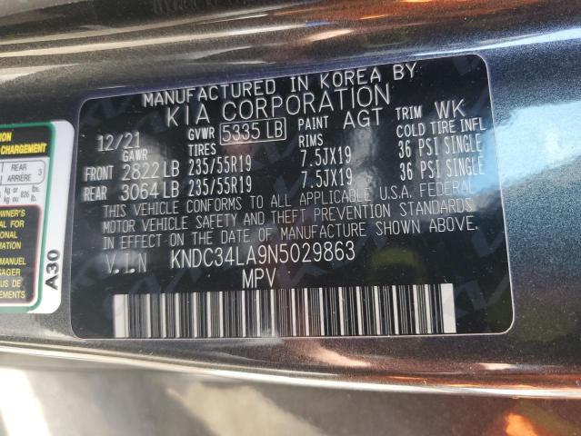 Photo 12 VIN: KNDC34LA9N5029863 - KIA EV6 LIGHT 