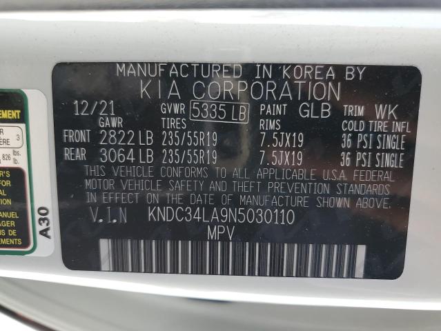 Photo 11 VIN: KNDC34LA9N5030110 - KIA EV6 LIGHT 