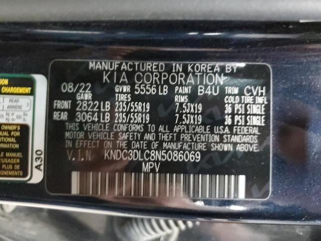 Photo 12 VIN: KNDC3DLC8N5086069 - KIA EV6 LIGHT 