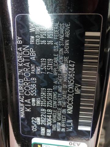 Photo 11 VIN: KNDC3DLCXN5061447 - KIA EV6 LIGHT 