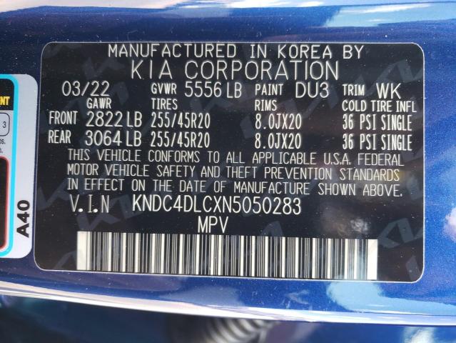 Photo 9 VIN: KNDC4DLCXN5050283 - KIA EV6 GT LIN 