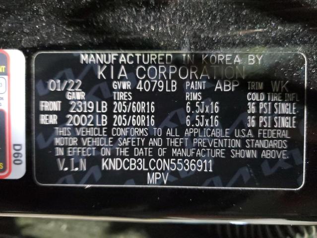 Photo 12 VIN: KNDCB3LC0N5536911 - KIA NIRO 