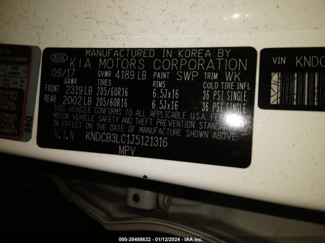 Photo 8 VIN: KNDCB3LC1J5121316 - KIA NIRO 