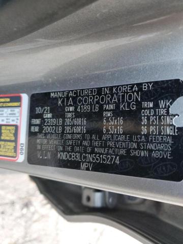 Photo 12 VIN: KNDCB3LC1N5515274 - KIA NIRO 