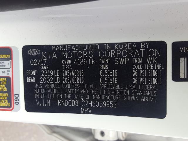 Photo 9 VIN: KNDCB3LC2H5059953 - KIA NIRO FE 