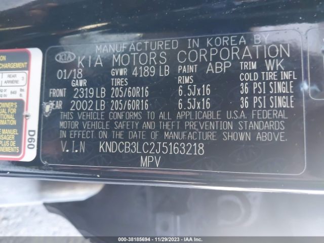 Photo 8 VIN: KNDCB3LC2J5163218 - KIA NIRO 