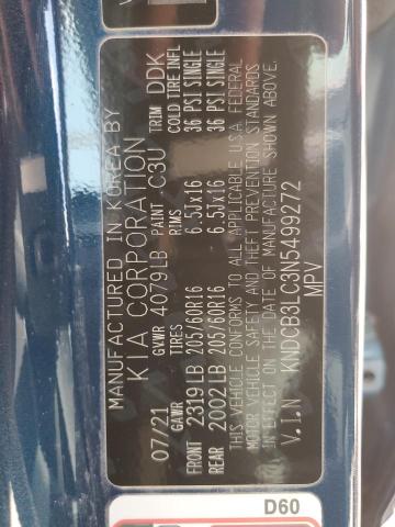 Photo 12 VIN: KNDCB3LC3N5499272 - KIA NIRO 