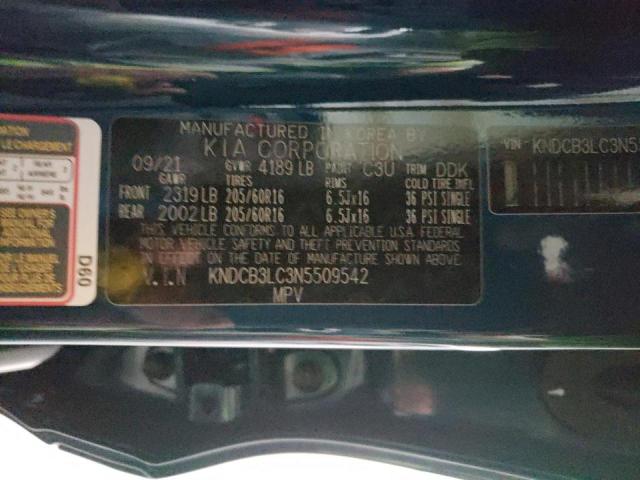 Photo 9 VIN: KNDCB3LC3N5509542 - KIA NIRO LX 