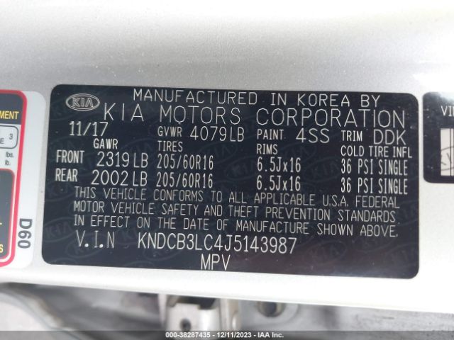 Photo 8 VIN: KNDCB3LC4J5143987 - KIA NIRO 