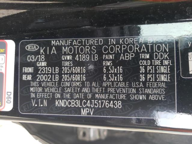 Photo 9 VIN: KNDCB3LC4J5176438 - KIA NIRO FE 