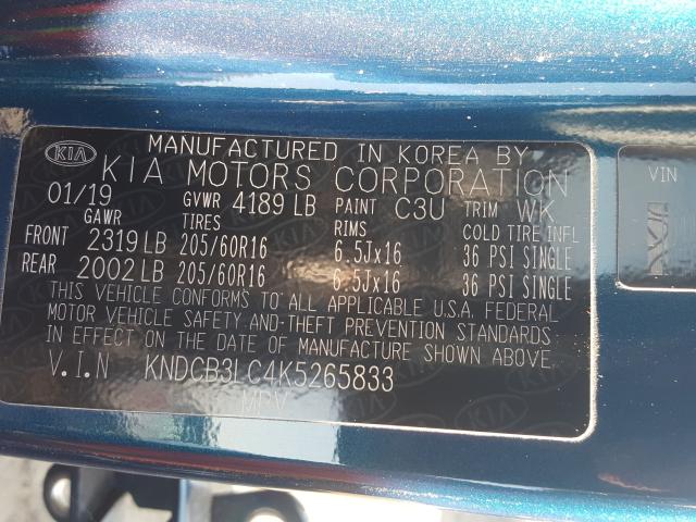 Photo 9 VIN: KNDCB3LC4K5265833 - KIA NIRO FE 