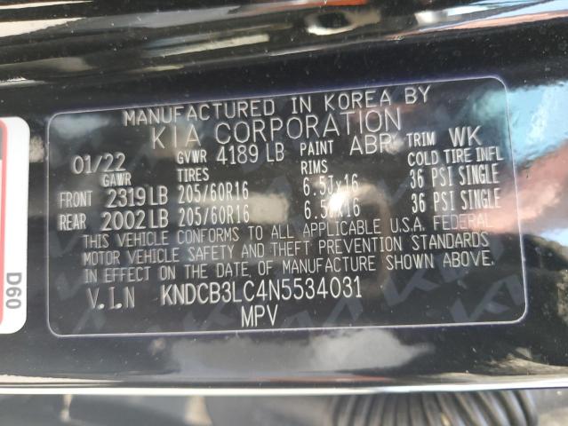 Photo 11 VIN: KNDCB3LC4N5534031 - KIA NIRO LX 