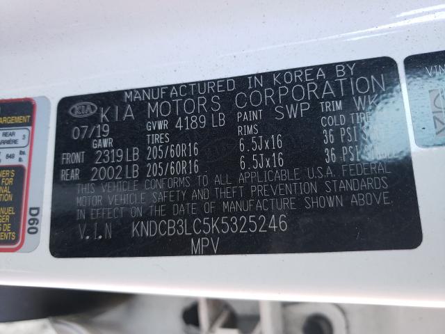 Photo 9 VIN: KNDCB3LC5K5325246 - KIA NIRO FE 