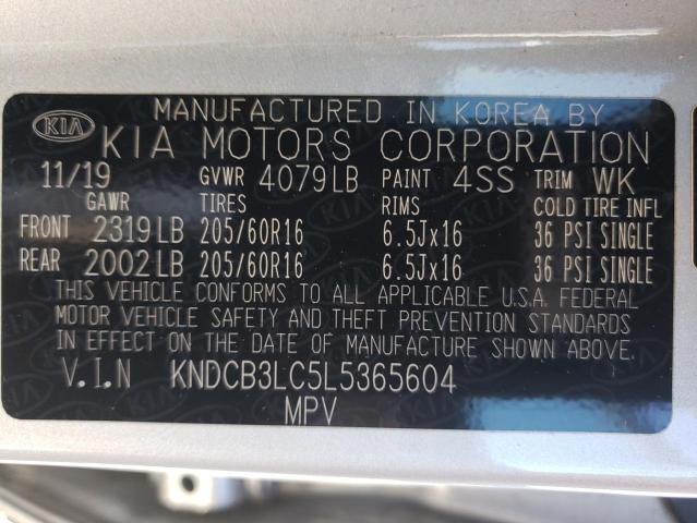 Photo 12 VIN: KNDCB3LC5L5365604 - KIA NIRO LX 