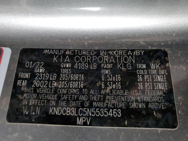 Photo 11 VIN: KNDCB3LC5N5535463 - KIA NIRO LX 