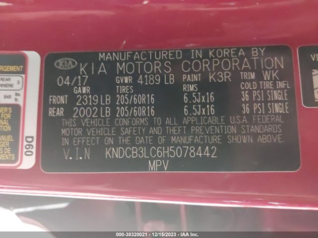 Photo 8 VIN: KNDCB3LC6H5078442 - KIA NIRO 