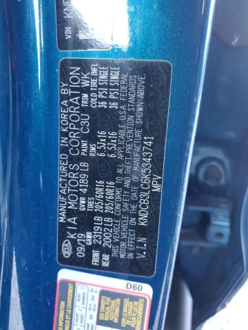 Photo 12 VIN: KNDCB3LC6K5343741 - KIA NIRO FE 