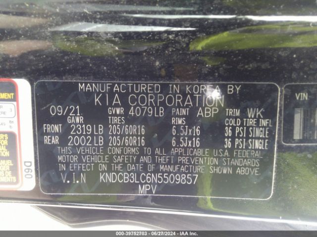 Photo 8 VIN: KNDCB3LC6N5509857 - KIA NIRO 