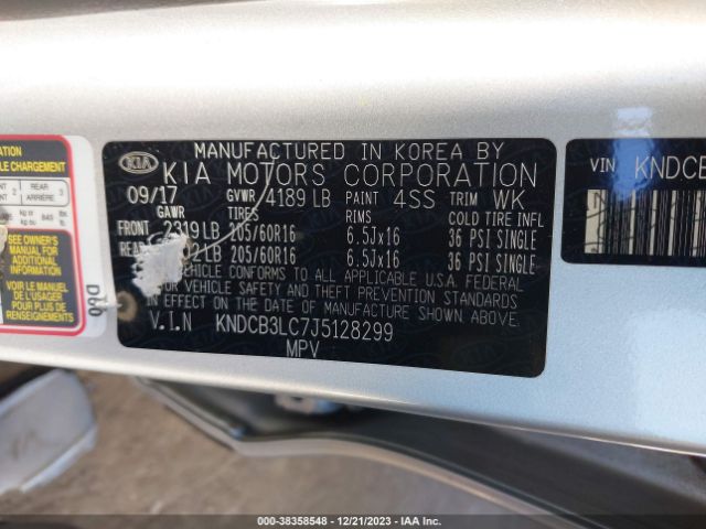 Photo 8 VIN: KNDCB3LC7J5128299 - KIA NIRO 