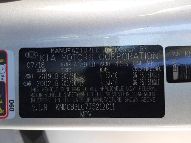 Photo 9 VIN: KNDCB3LC7J5212011 - KIA NIRO FE 