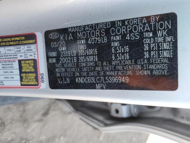 Photo 13 VIN: KNDCB3LC7L5396949 - KIA NIRO LX 