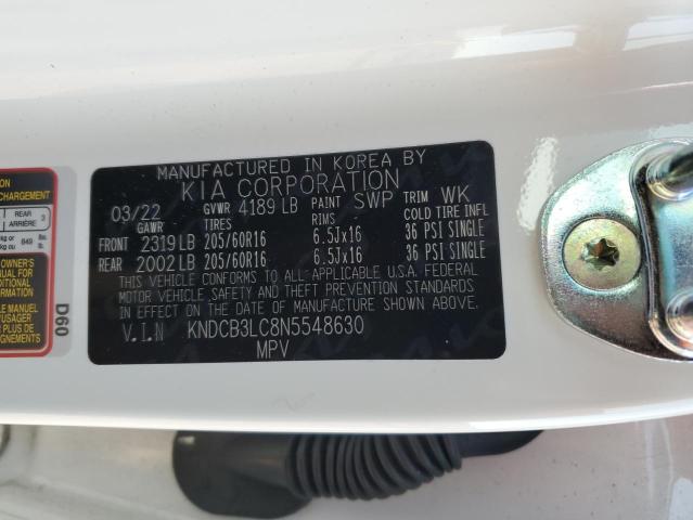 Photo 12 VIN: KNDCB3LC8N5548630 - KIA NIRO LX 