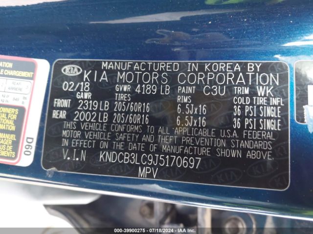 Photo 8 VIN: KNDCB3LC9J5170697 - KIA NIRO 