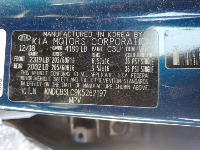 Photo 11 VIN: KNDCB3LC9K5262197 - KIA NIRO FE 