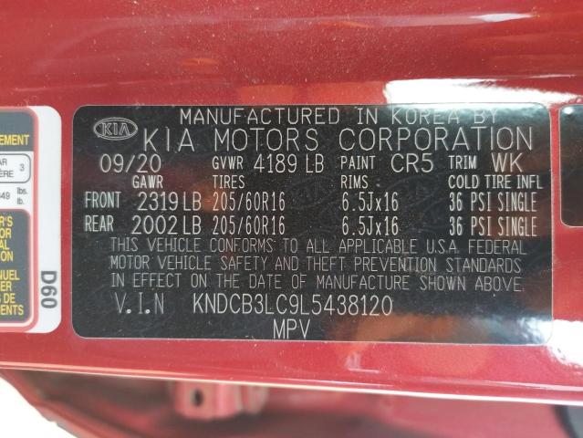 Photo 9 VIN: KNDCB3LC9L5438120 - KIA NIRO LX 