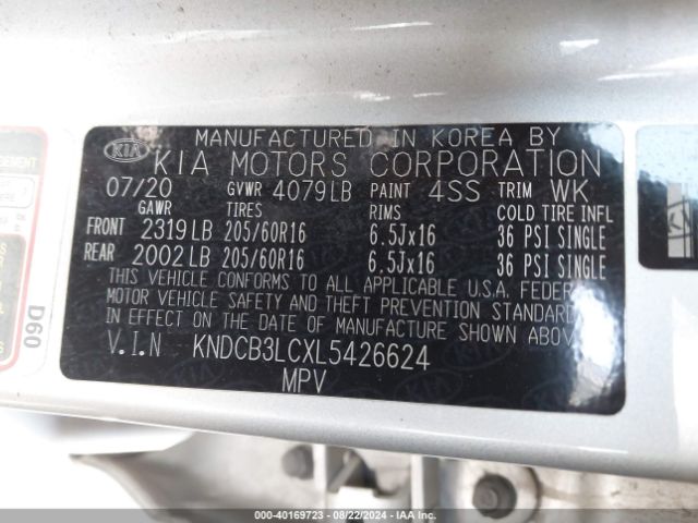 Photo 8 VIN: KNDCB3LCXL5426624 - KIA NIRO 