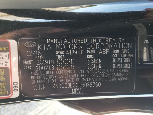 Photo 12 VIN: KNDCC3LC0H5038760 - KIA NIRO EX 