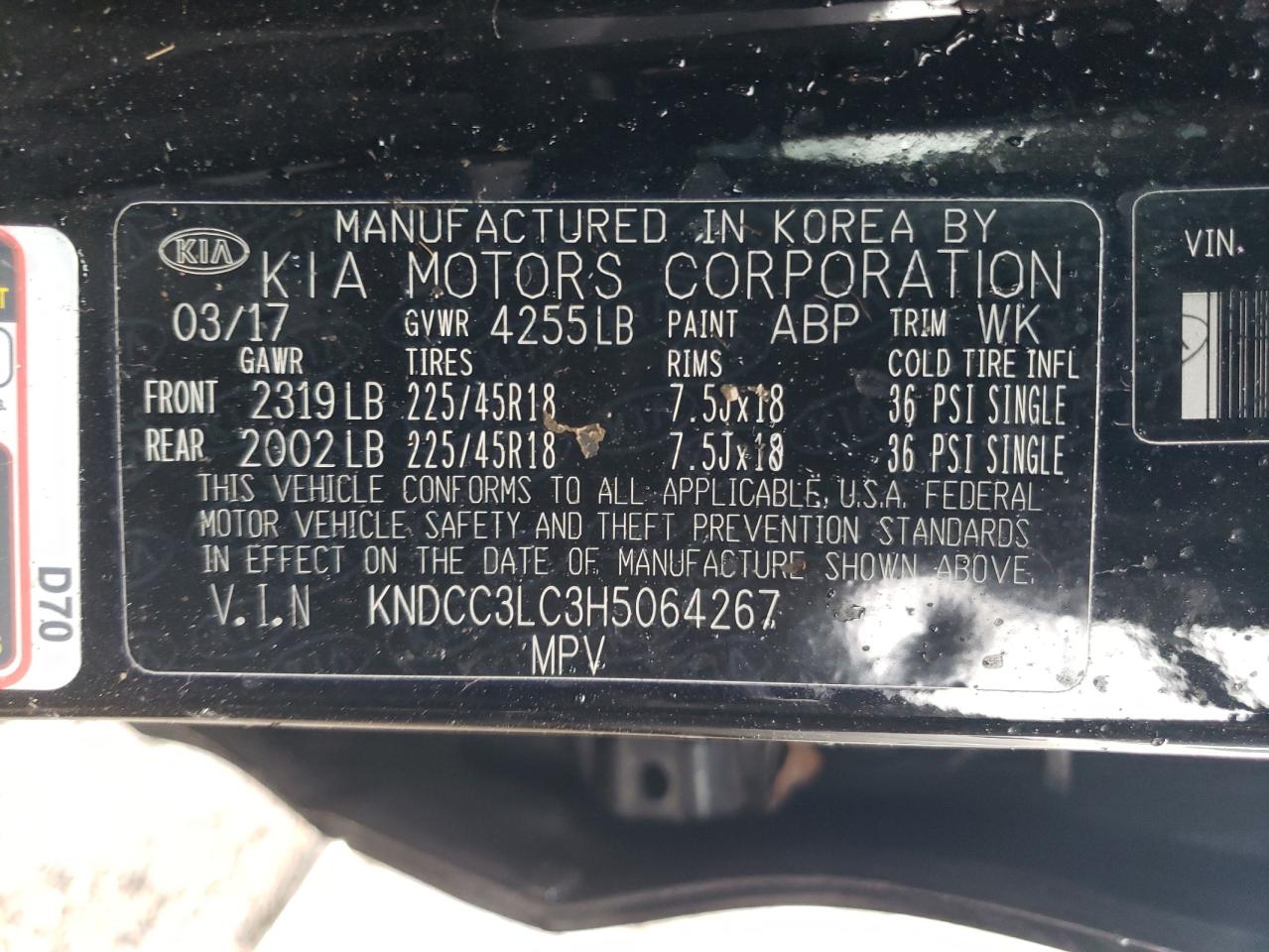 Photo 11 VIN: KNDCC3LC3H5064267 - KIA NIRO 