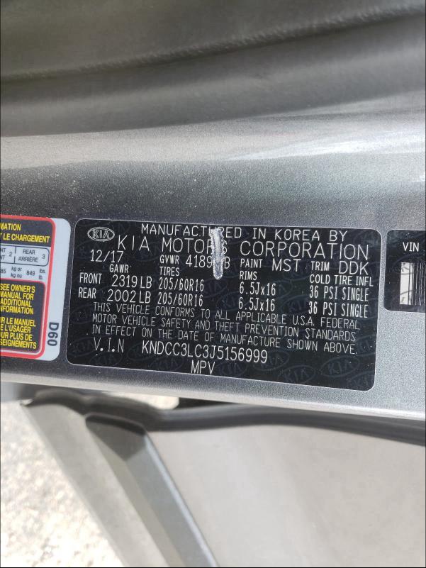 Photo 9 VIN: KNDCC3LC3J5156999 - KIA NIRO EX 